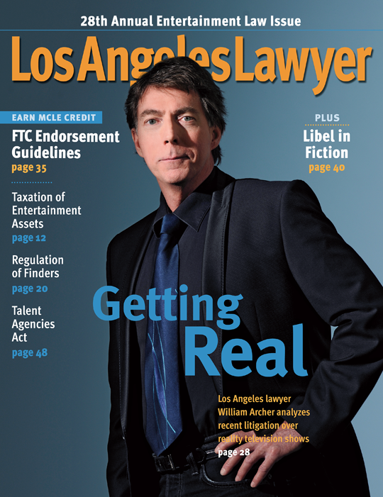 LA Lawyer May 2012 cover shot