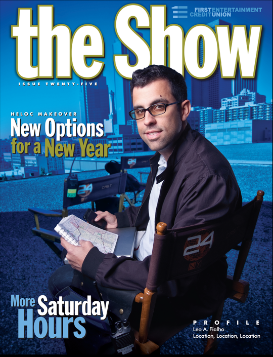 First Entertainment Credit Union The Show issue 25 cover shot Leo Fialho